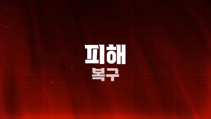 피해 복구