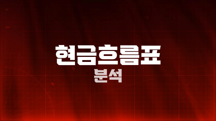 현금흐름표 분석