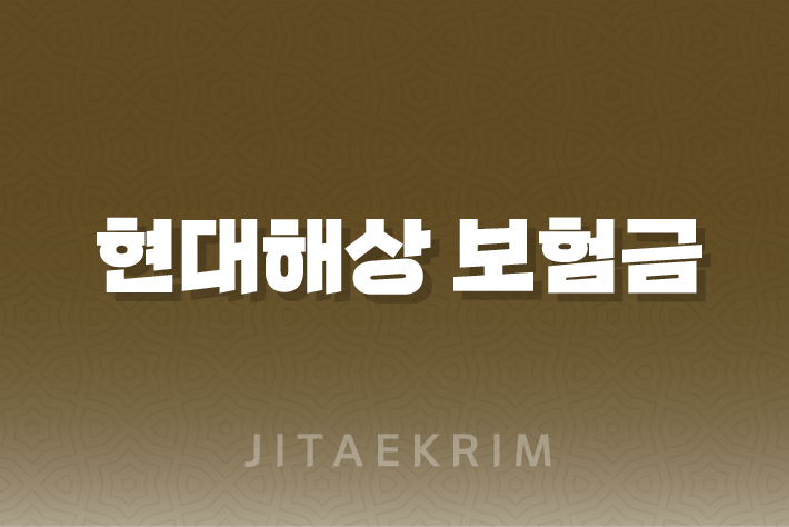 현대해상 보험금 청구 가이드 1